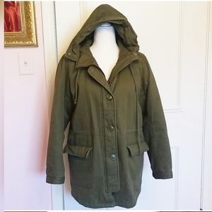 J.CREW army green jacket